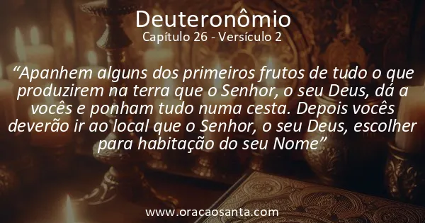 Deuteronômio 26:2