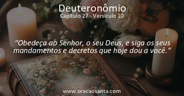 Deuteronômio 27:10