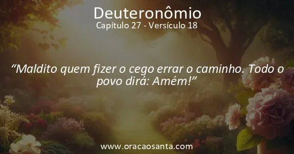 Deuteronômio 27:18