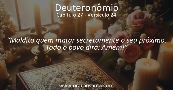 Deuteronômio 27:24