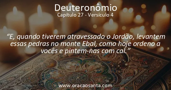 Deuteronômio 27:4