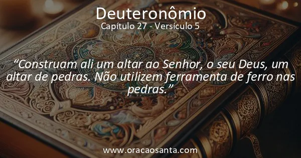 Deuteronômio 27:5