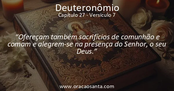 Deuteronômio 27:7