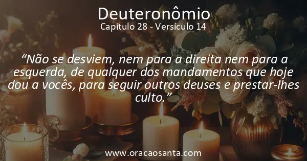 Deuteronômio 28:14