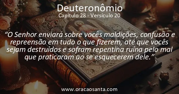 Deuteronômio 28:20