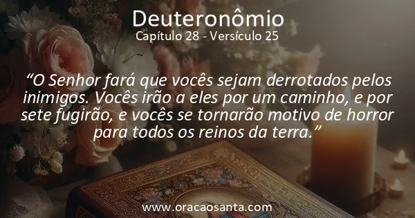 Deuteronômio 28:25