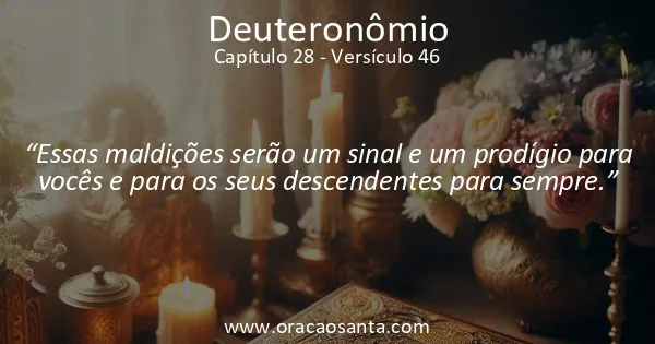 Deuteronômio 28:46