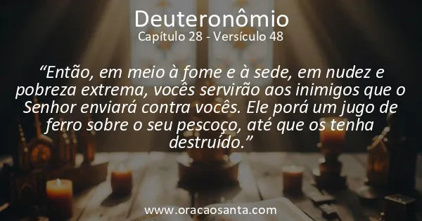 Deuteronômio 28:48