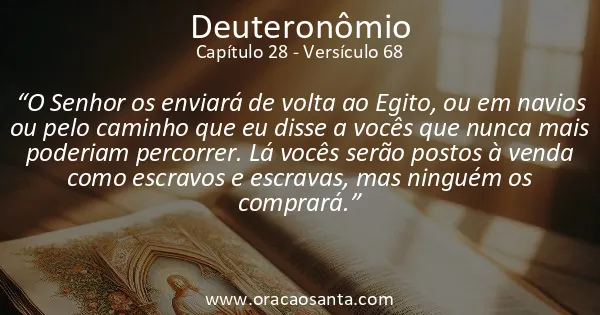 Deuteronômio 28:68