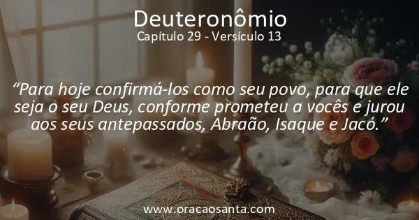 Deuteronômio 29:13