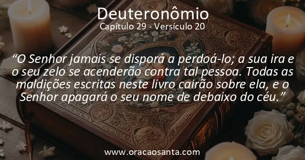 Deuteronômio 29:20