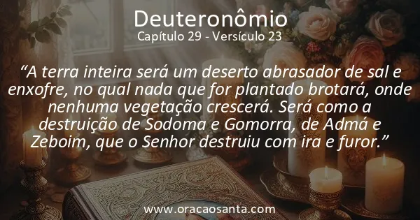 Deuteronômio 29:23