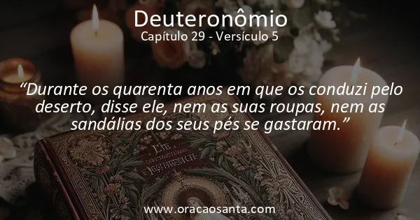 Deuteronômio 29:5