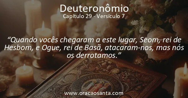 Deuteronômio 29:7