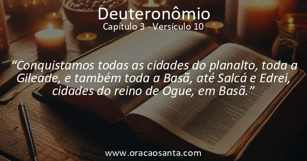Deuteronômio 3:10