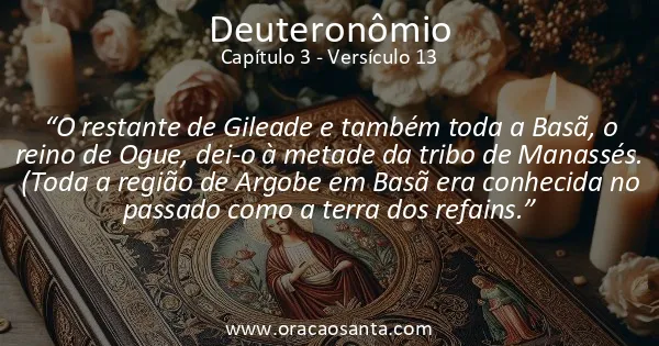Deuteronômio 3:13