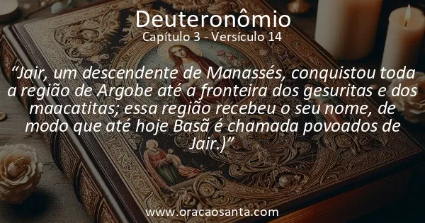 Deuteronômio 3:14