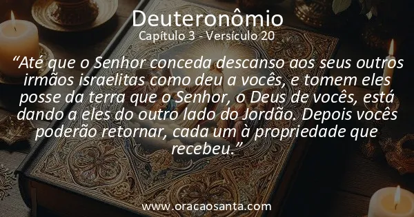 Deuteronômio 3:20