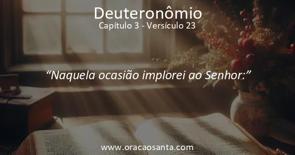 Deuteronômio 3:23