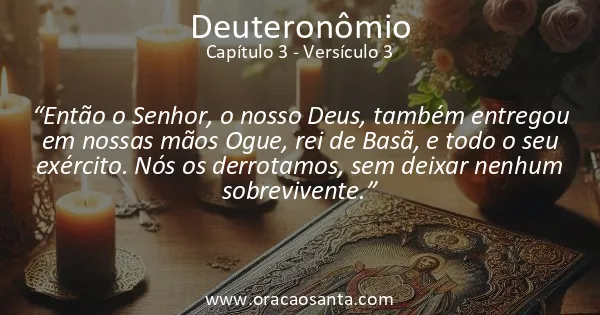Deuteronômio 3:3
