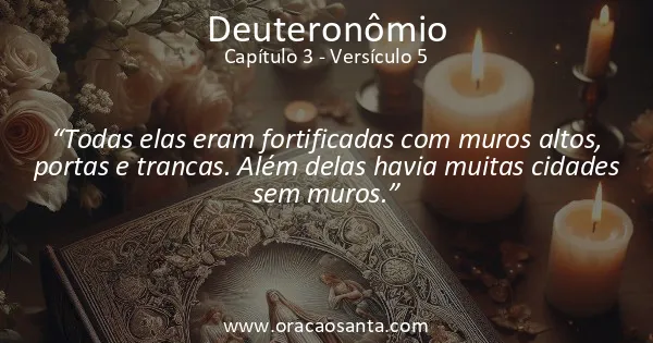 Deuteronômio 3:5
