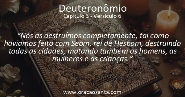 Deuteronômio 3:6