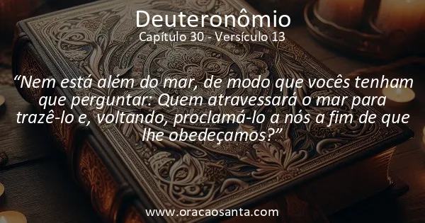 Deuteronômio 30:13