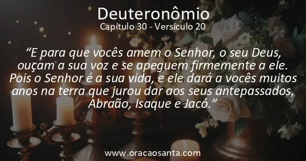 Deuteronômio 30:20