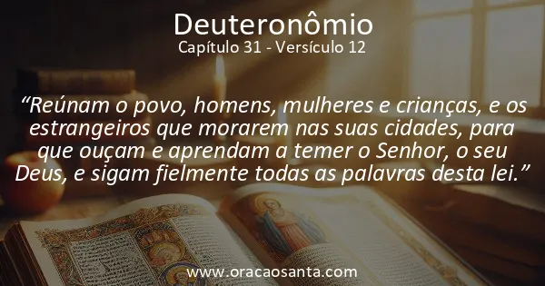 Deuteronômio 31:12