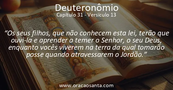 Deuteronômio 31:13