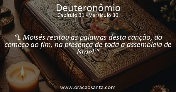 Deuteronômio 31:30