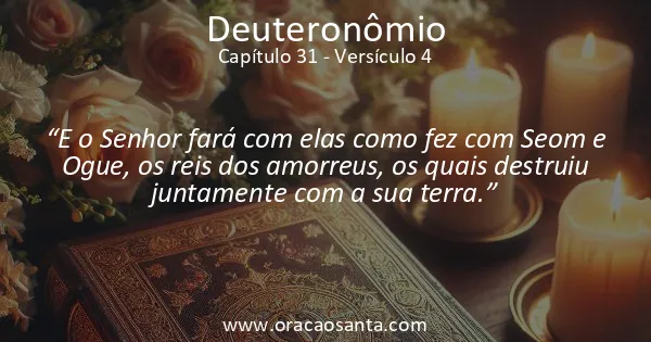 Deuteronômio 31:4