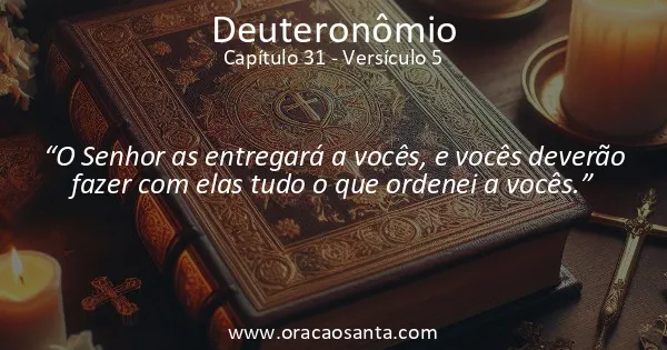 Deuteronômio 31:5
