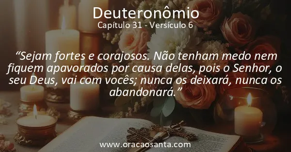 Deuteronômio 31:6