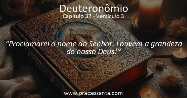Deuteronômio 32:3
