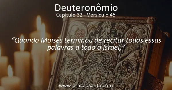 Deuteronômio 32:45
