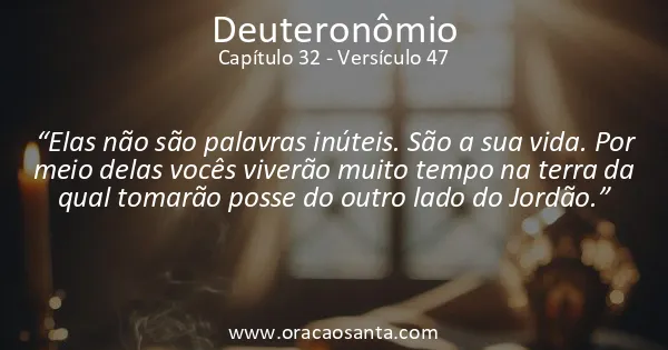 Deuteronômio 32:47