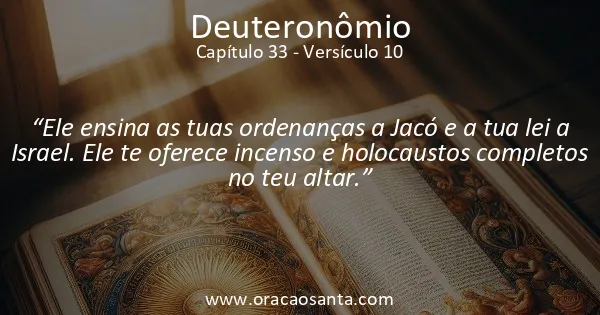 Deuteronômio 33:10