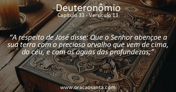 Deuteronômio 33:13