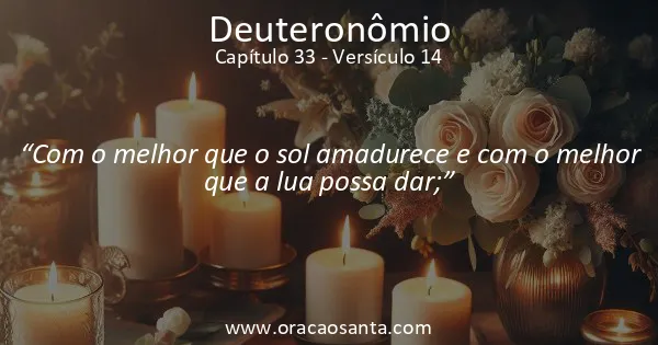 Deuteronômio 33:14