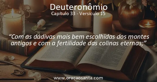 Deuteronômio 33:15