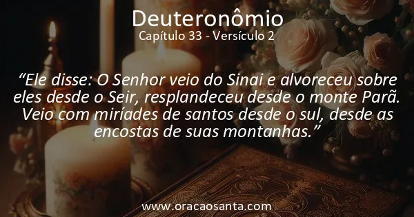 Deuteronômio 33:2