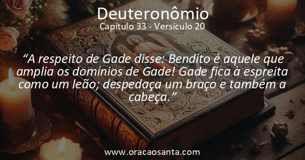 Deuteronômio 33:20