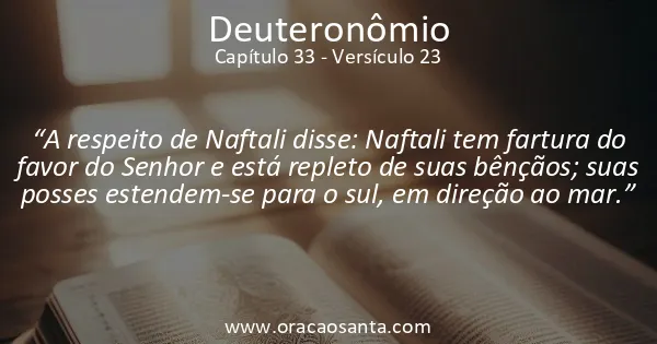 Deuteronômio 33:23