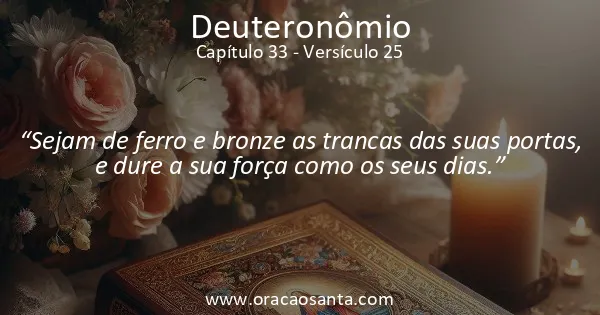 Deuteronômio 33:25