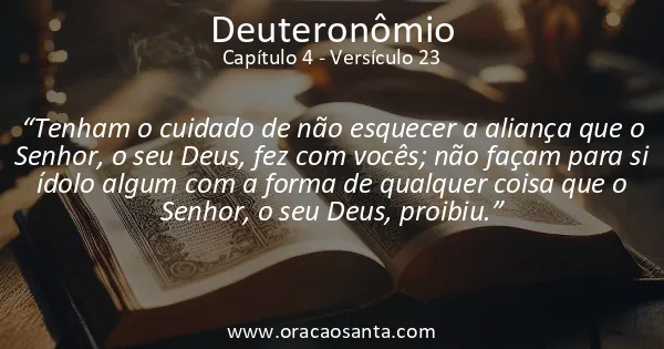Deuteronômio 4:23