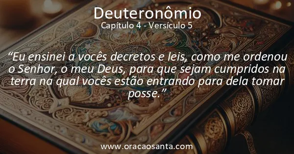 Deuteronômio 4:5