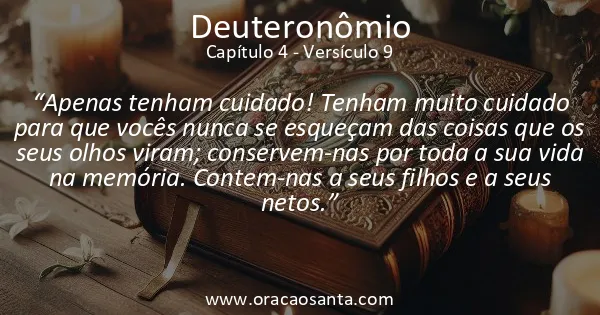Deuteronômio 4:9