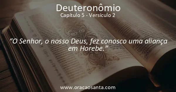 Deuteronômio 5:2