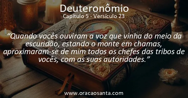 Deuteronômio 5:23